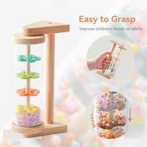 Xylo Fix Wooden Rain Stick Musical Toy